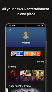 ZTN Prime app preview
