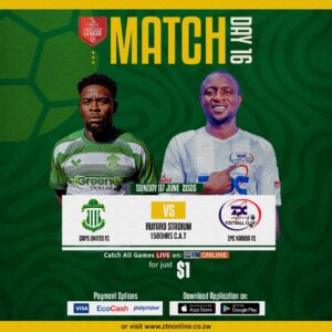 CAPS United FC vs ZPC Kariba FC