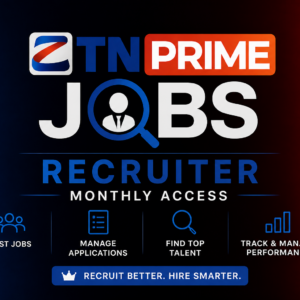 Prime Jobs Recruiter Monthly Access