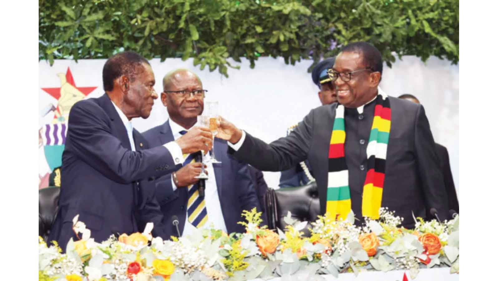 President, First Lady host State Banquet for Mbasogo